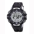 Digital watch silver
