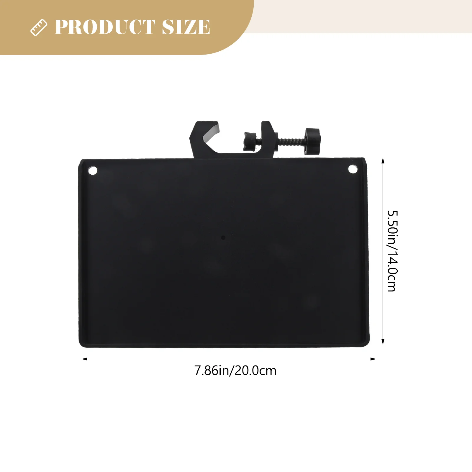  Microphone Stand Accessory Tray  Card Iron Clamp Music Desk Tabletop Tripod Shelf Speaker Clamp Mic Stand Speaker Stand Tray