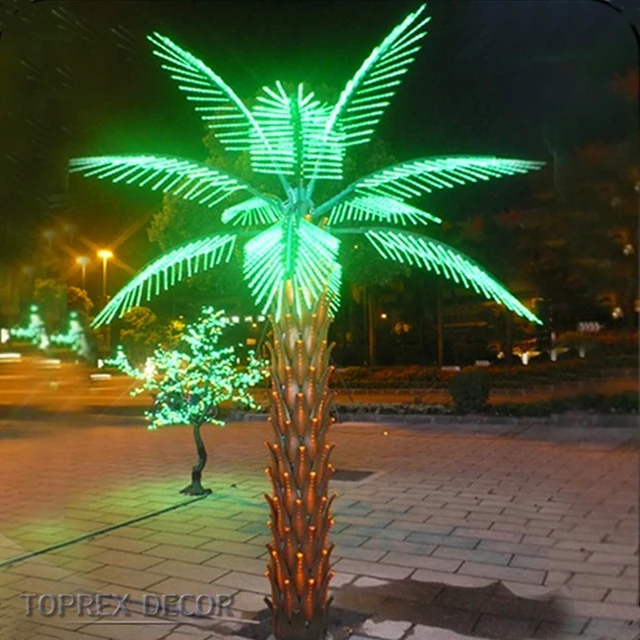 Toprex Decor Outdoor Playground Decoration Big Artificial Led Coconut Palm  Tree Lights For Sale - Power Tool Sets - AliExpress