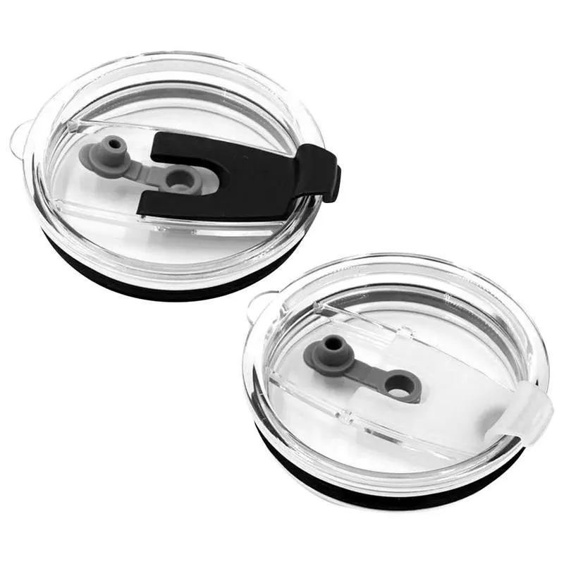 20/30 Oz 밀짚 컵 뚜껑 유출 방지 교체 텀블러 뚜껑 온도 컵 병 뚜껑 유출 방지 플라스틱 슬라이딩 컵 커버