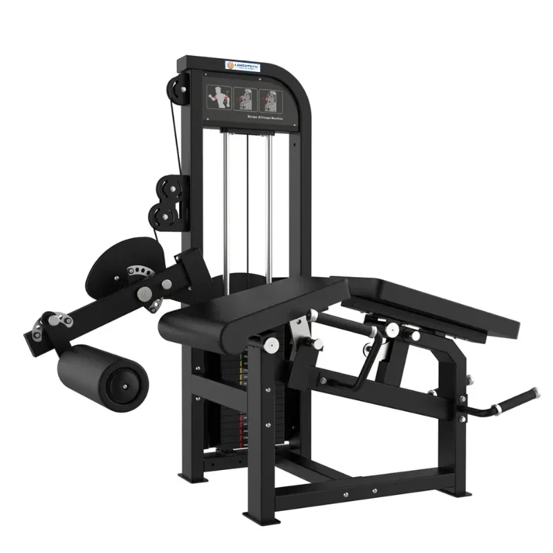 

Strength Fitness Gym Equipment Pin Loaded Lying Training Horizontal Prone Leg Curl Machine