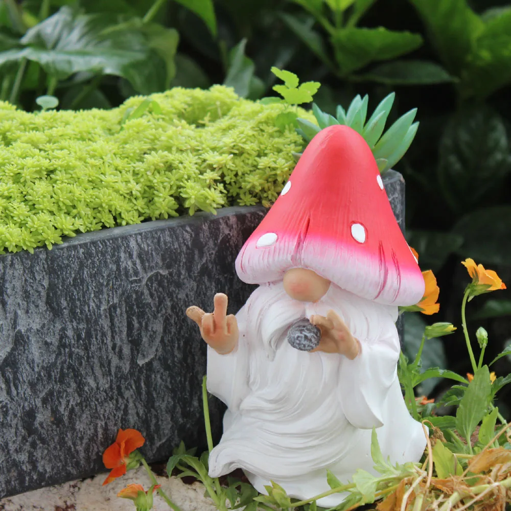 Decorazione da giardino - Statua di gnomi nani vichinghi