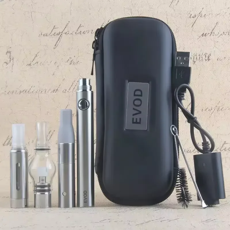 Electronic Cigarettes 3 in 1 Vape Pen Kits Evod Battery MT3 Tank Globe Glass Tank Ago G5 Dry Herb Atomizers Vaporizer Smoke Ecig - 3