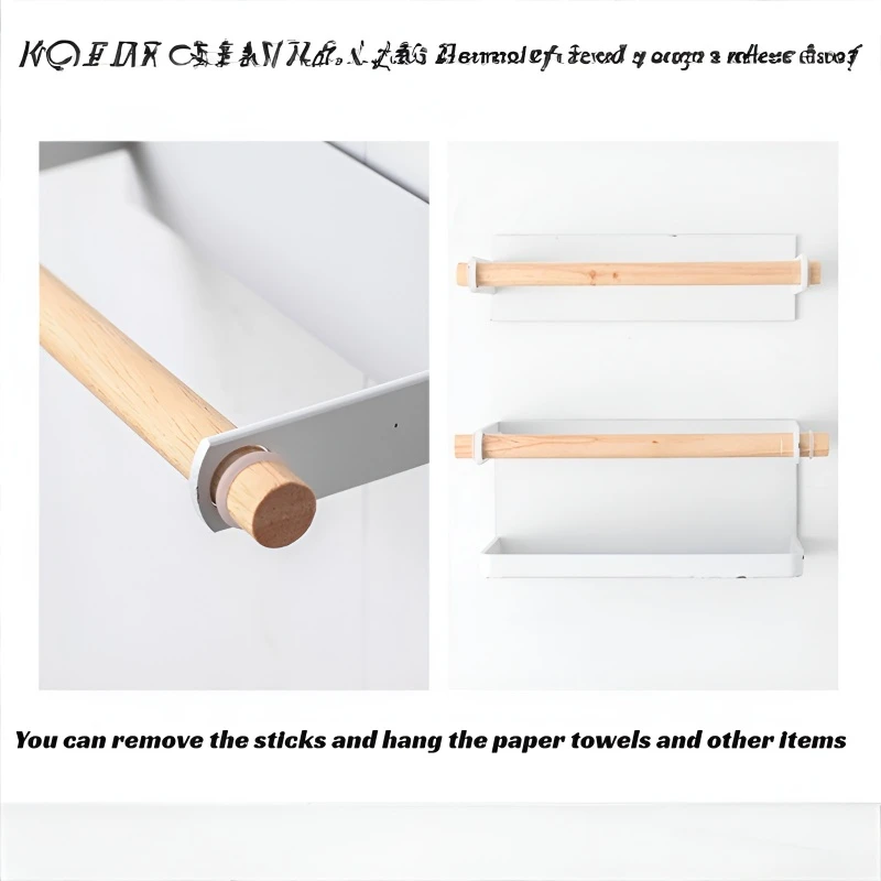 Non Nail Magnetic Umbrella Stand Household Wall Mounted Umbrella Storage Rack Entrance Door Creative Double-layer Rack
