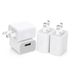 Dual Port USB Wall Charger AU Plug Power Adapter 5V/2.1A - 4pcs AU Plug