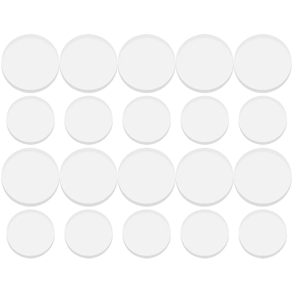 

20 Pcs Prevent Cup Glass Non-Slip Gel Pad Cupboard Suction Cups Table Bumpers Cabinet Clear Desk