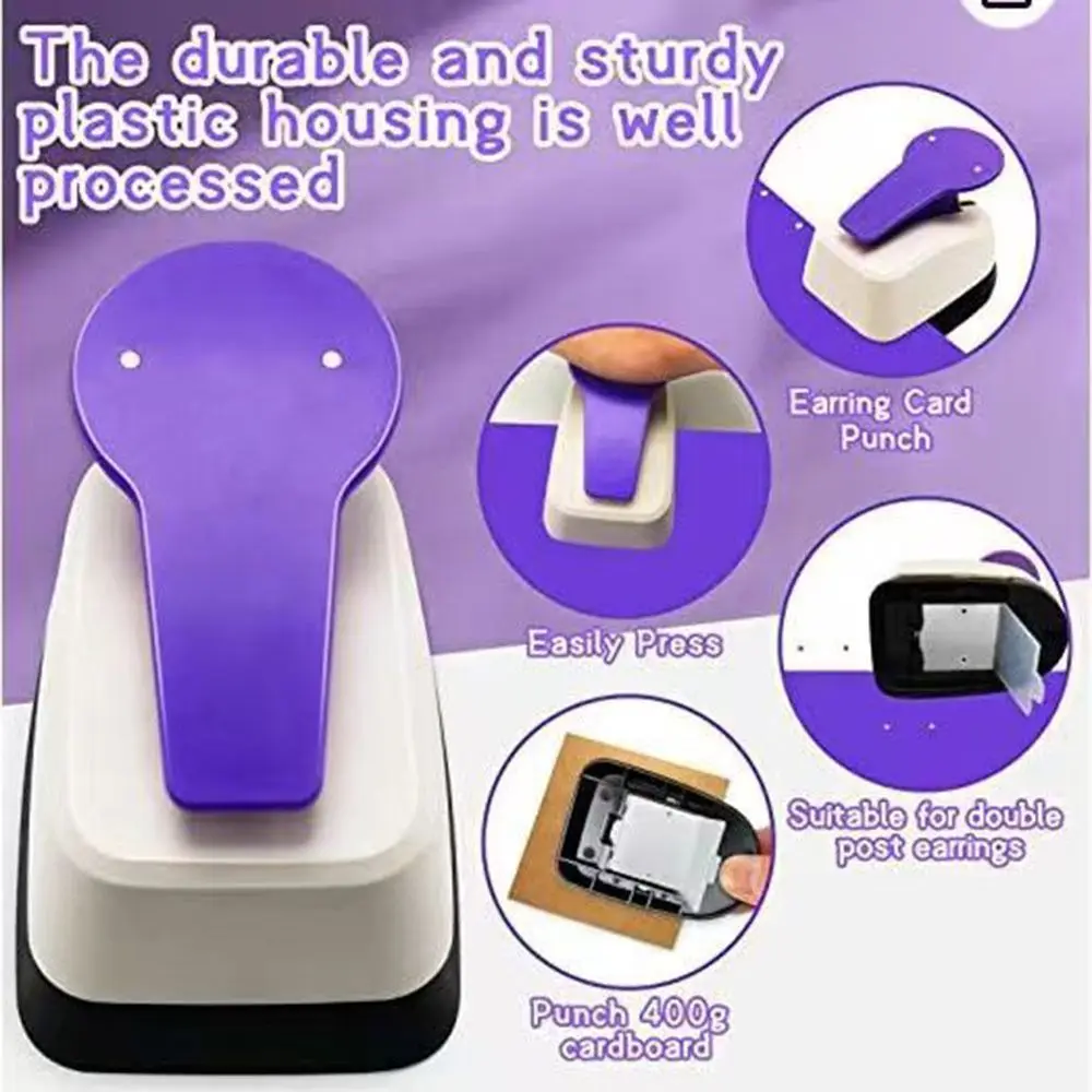 Scrapbooking Paper Punch Earring Hole Puncher Earring Card Punch Hole Puncher DIY Children's for circle hole punch,hole punching tools,paper craft punch,paper punch