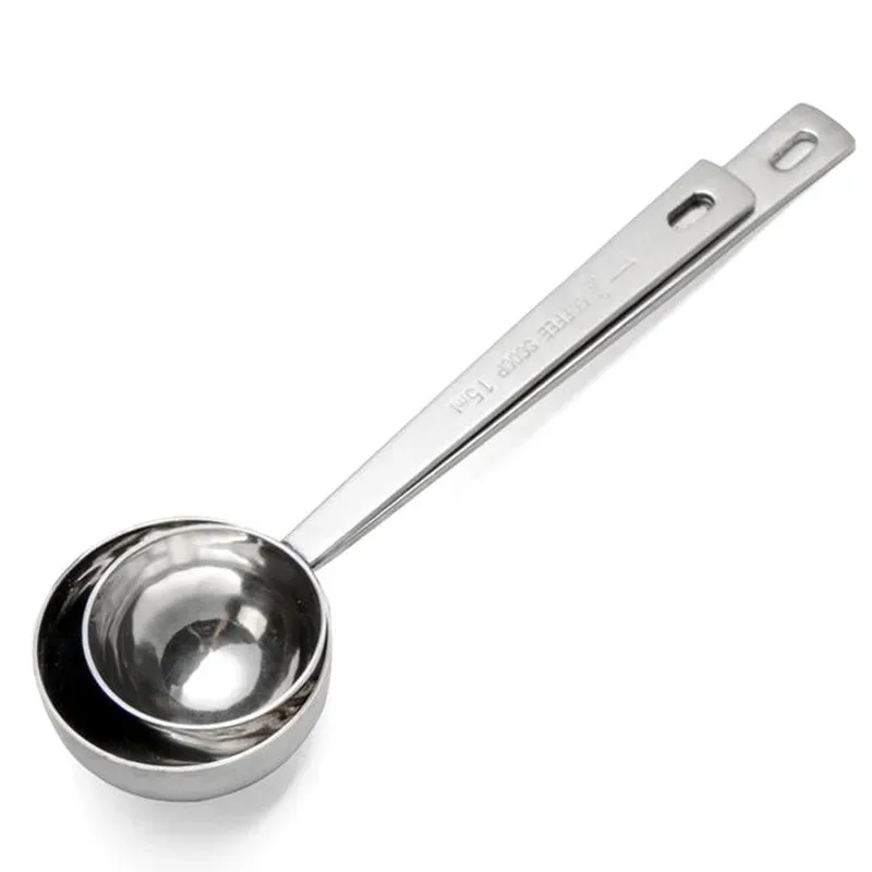 Description Picture 6 of item1Pc Stainless Steel Coffee Scoop 15ml 30ml Measuring Scoop Spoon Long Handled Metal Measure Spoon Coffee Tea Tools Accessories