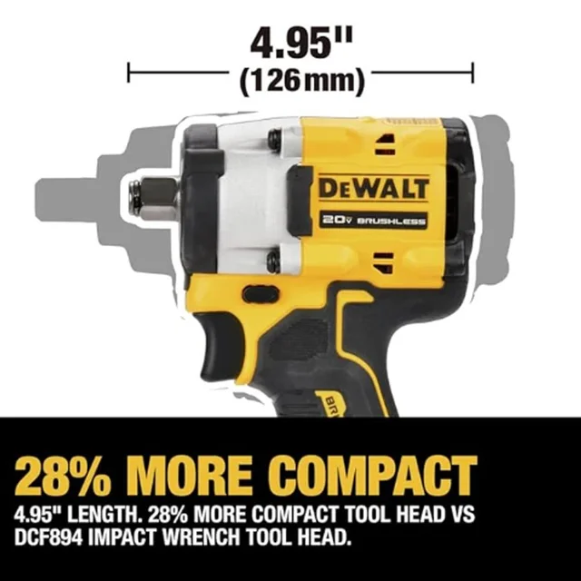 ATOMIC™20V MAX * 1/2. 무선 임팩트 렌치는 다양한 고정 프로젝트를 쉽게 처리할 수 있는 강력한 동력을 제공합니다.