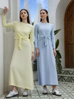 AP SS25 femmes Wrap côtelé T-shirt dame mélange robe à bretelles 5 couleurs 2