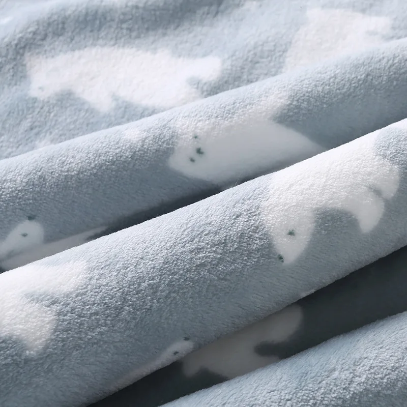 Newborn Baby Blanket Thick Fleece Thermal Swaddle Wrap Quilts Infant Baby Boy Girl Bedding Blanket 2 Layers Stroller Sleep Cover 3