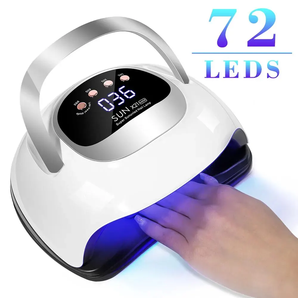 Professional UV LED Nail Lamp 320W Big Power 72LEDs Nail Dryer Light For Manicure Drying Gel Nail Polish Sensor Nails Art Tools