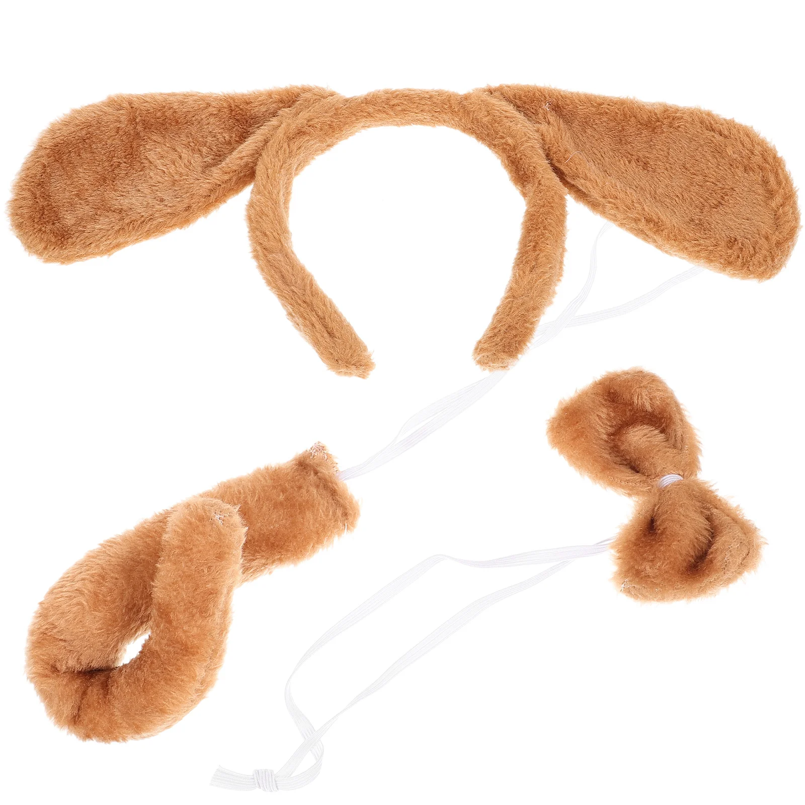 Animal Costume Set costume headband animal costume set rabbit tail costume accessories Animal Costume Prop Set Tails Halloween Headband Cosplay Dog Ears Fabric Bow Tie Headbands for Kids