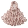 185*75 cm musulman Modal Hijab rayonne coton châles pour femmes mince plaine écharpe grande taille foulard islamique Turban bandeau