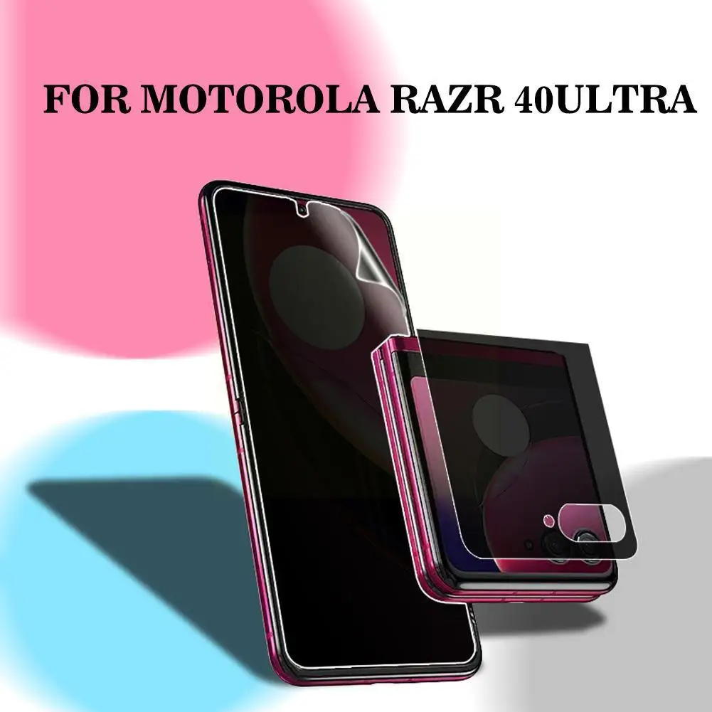 Nuova Pellicola Idrogel Hd Per Motorola Razr 40 Pellicola Salvaschermo Ultra Opaca Per Motorola Razr 40 Ultra Case Privacy Matte Full Cover