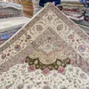 366x549cm Wool&Silk Oriental Rugs Premium Carpet Extra Large Handmade Rugs Persian Medallion Carpet Bedroom Living Dinning Room 6