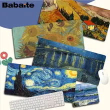 

Van Gogh Keyboards Mat Rubber Gaming mousepad Desk Mat Size for Small Mousepad mouse pad Keyboard Deak Mat for Cs Go LOL