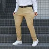 Fat Men Casual Pants Plus Size 34-50 Casual Trousers Black Long Pants Stretch Fabric Loose Baggy Pants Big Size for 70-150kg 3