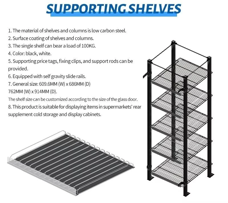 Energy-Saving Glass Door Refrigerated Cabinet for Convenience Stores