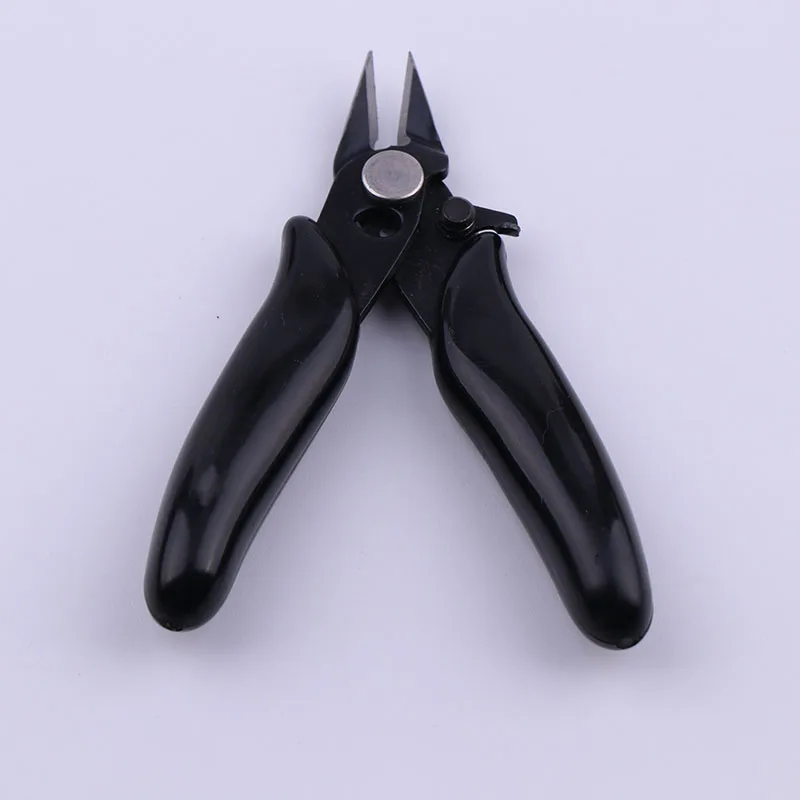 3.5 Inch Mini Diagonal Pliers Wire Cable Cutters Lock Nipper Hand Tools Cutting Side Snips Flush Pliers Handle Model Plier