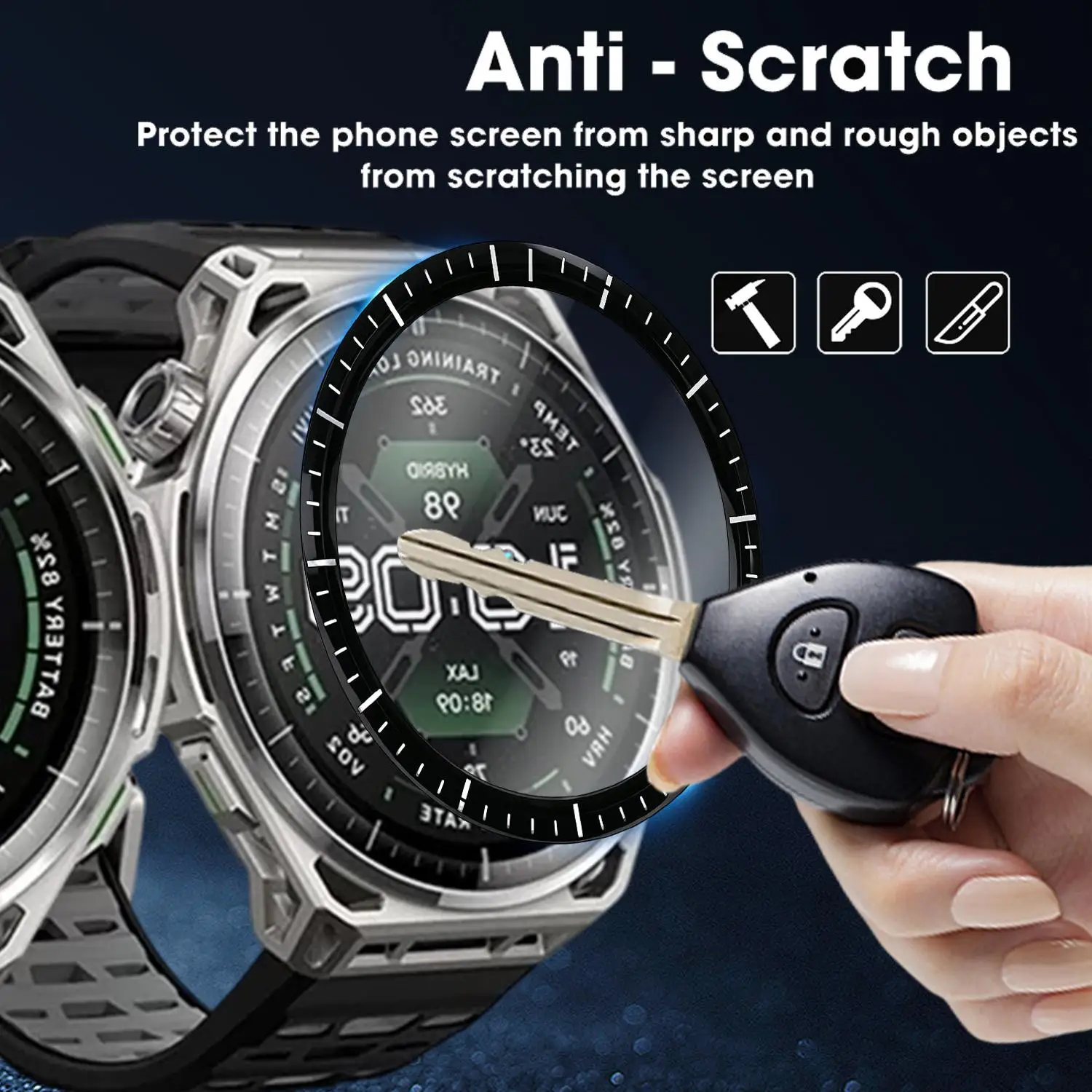 Balance3 Curved Screen Protector - Clear Full Coverage Soft Film (1/3/5 Pack)