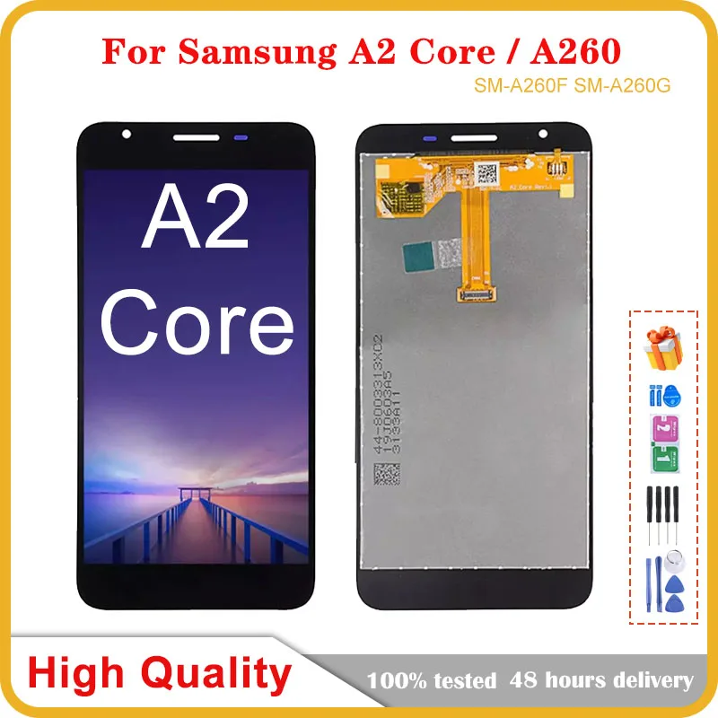 

Lcd For Samsung Galaxy A2 Core A2Core A260 Lcd Display Touch Screen Digitizer Assembly For Samsung A260 SM-A260F/DS A260F A260G