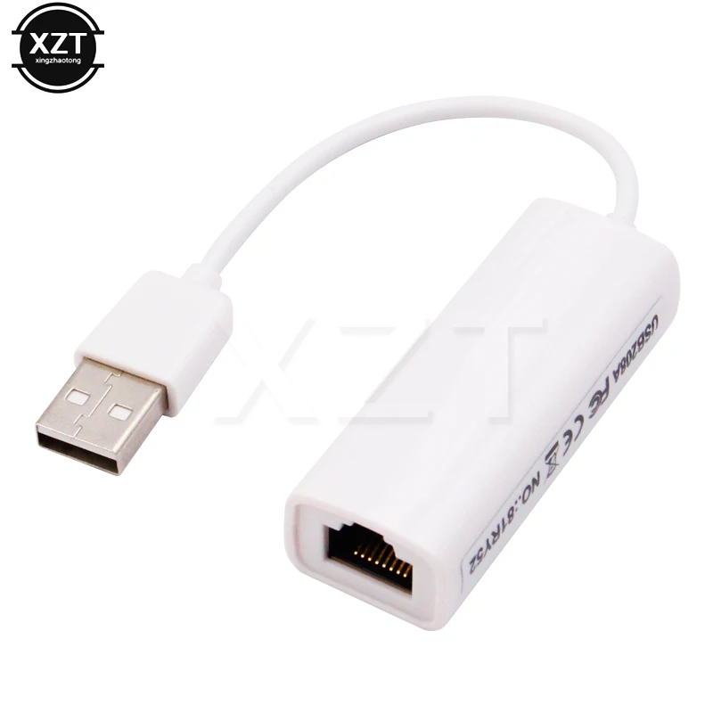 1Pc Portatile Da Usb 2.0 A Rj45 Scheda Di Rete Adattatore Lan Ethernet Per Pc Laptop Windows Xp 7 8 10