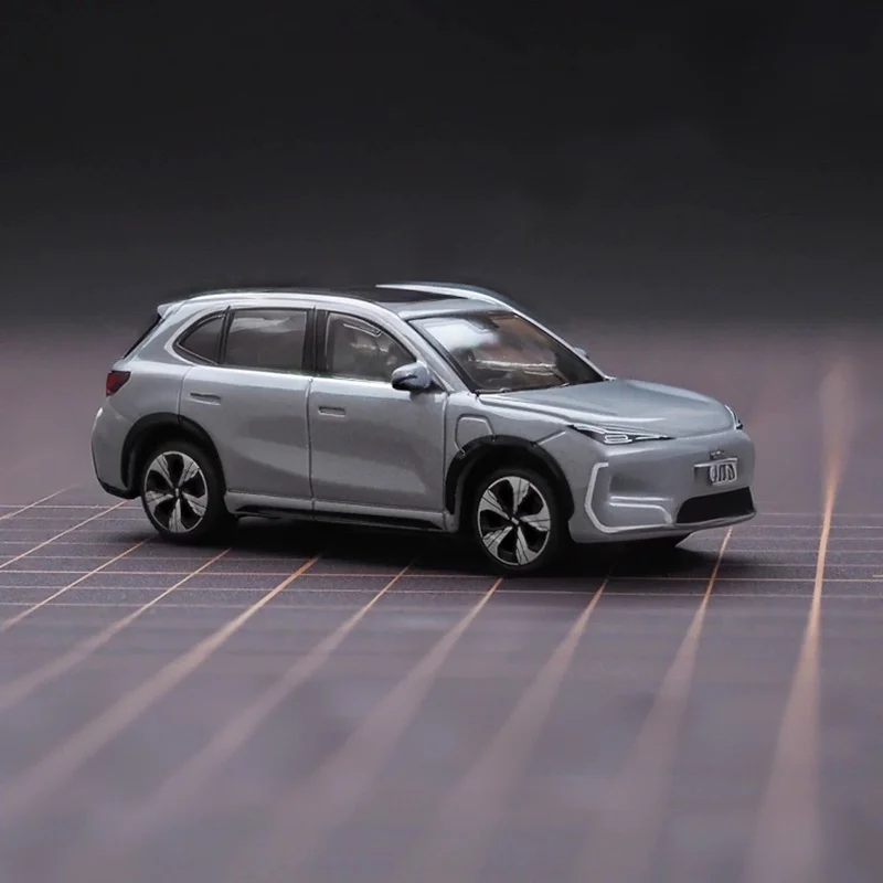 부라고 1:64 지리 E5 EX5 합금 SUV 자동차 모형 다이캐스트 금속 신에너지 자동차 모형 시뮬레이션 미니어처 스케일 어린이 선물