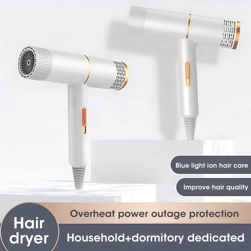 Professional Hair Dryer Strong Wind Salon Dryer Hot Air and Cold Air Wind Negative Ionic Hammer Blower Dry Electric Hair Dryer 3