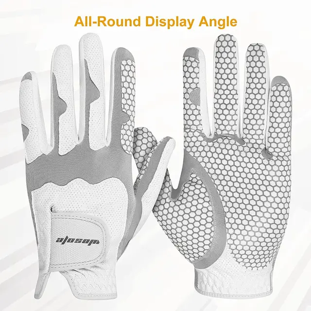 Upgrade your game with Golf Gloves for Mens Left Hand Lycra Korean Nanometer Grip Soft Comfortable