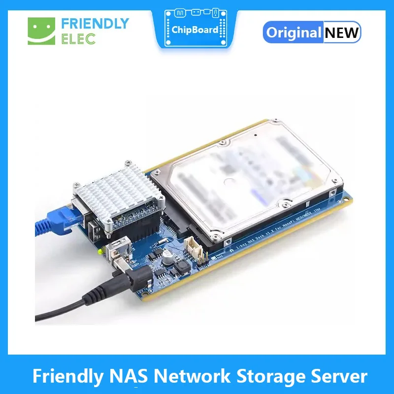 Friendly NAS network storage server,NAS Dock hard disk, 1-bay NAS Kit for NanoPi NEO NEO2