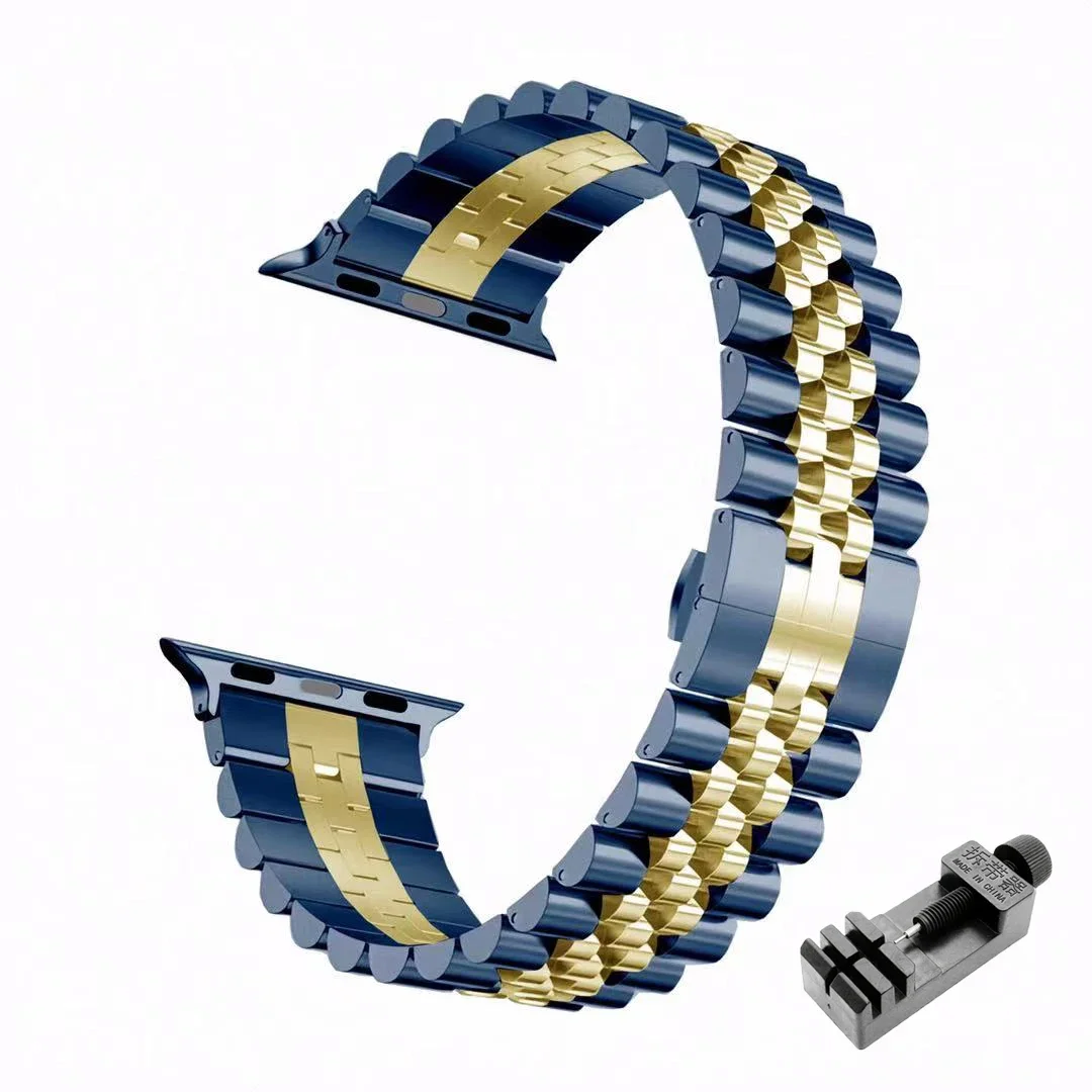 Premium Steel Strap for Apple Watch - Elegant Metal Replacement Bracelet