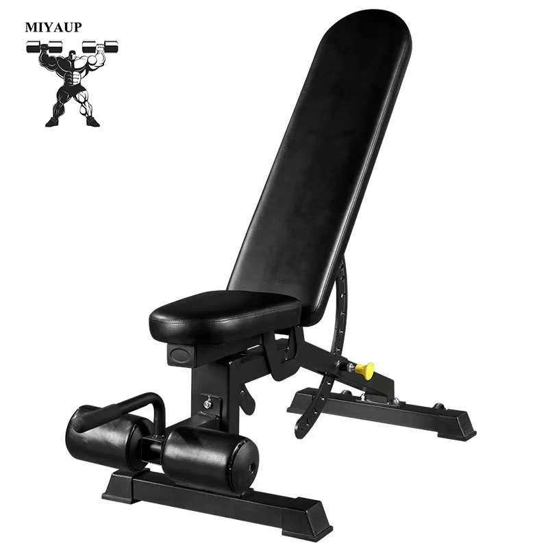 MIYAUP Adjustable Commercial Multifunctional Fitness Sit Up Flat Dumbbell Bench GYM Workouts