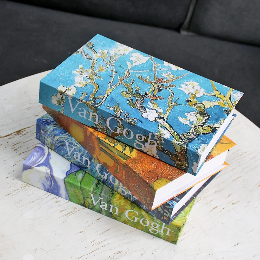 Custom made fake books decorations simple style hotel club designer