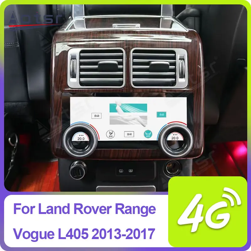 Android 2023 For Land Rover Range Vogue L405 2013-2017 LCD Rear Air Conditioning Board Touch Ac Panel Car Knob Screen Control