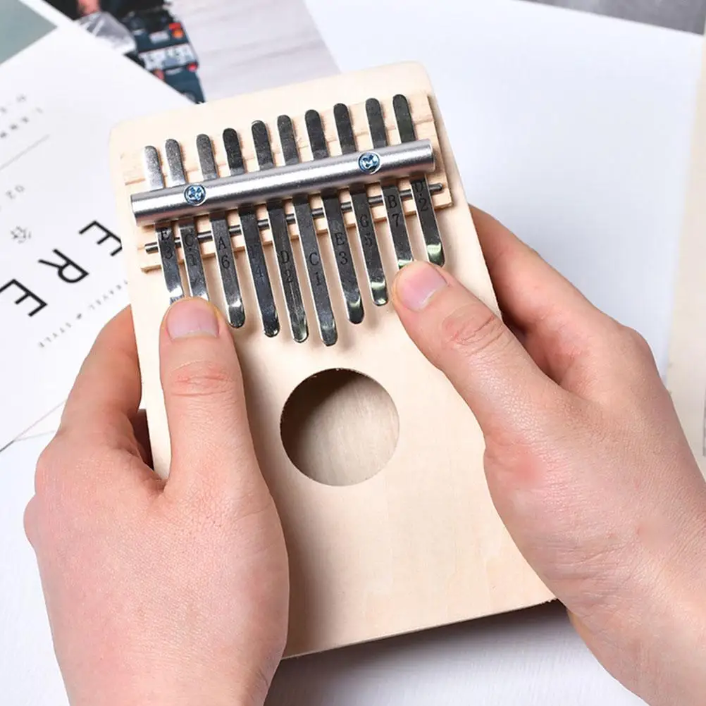 Portable Thumb Beginners Kalimba Finger Piano Mini Instruments Musical Finger Piano Gifts for Kids DIY Project