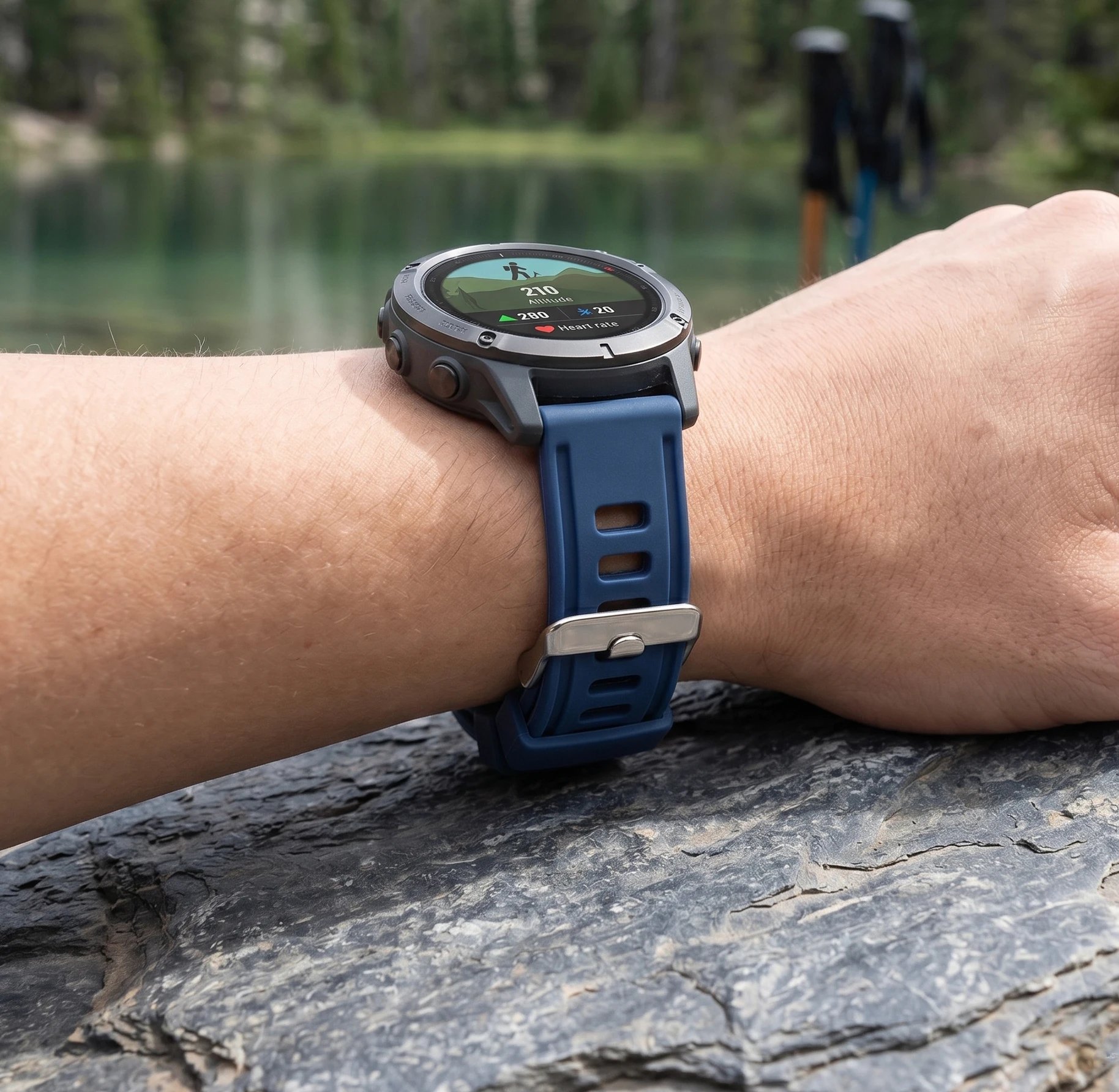 Premium Breathable Silicone Waterproof Sport Band
