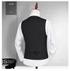 Fashion Single Breasted Suit Vests for Men Grey Black Navy blue High-end Male Waistcoat Slim Fit Formal Business Casual Vest 5