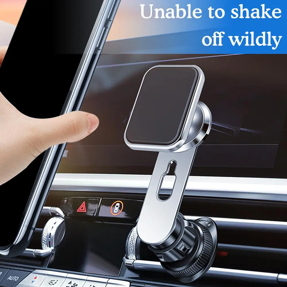 

Магнитный держатель для телефона, складной магнитный навигационный кронштейн на присоске для IPhone 14 Pro Max, Xiaom I1V4