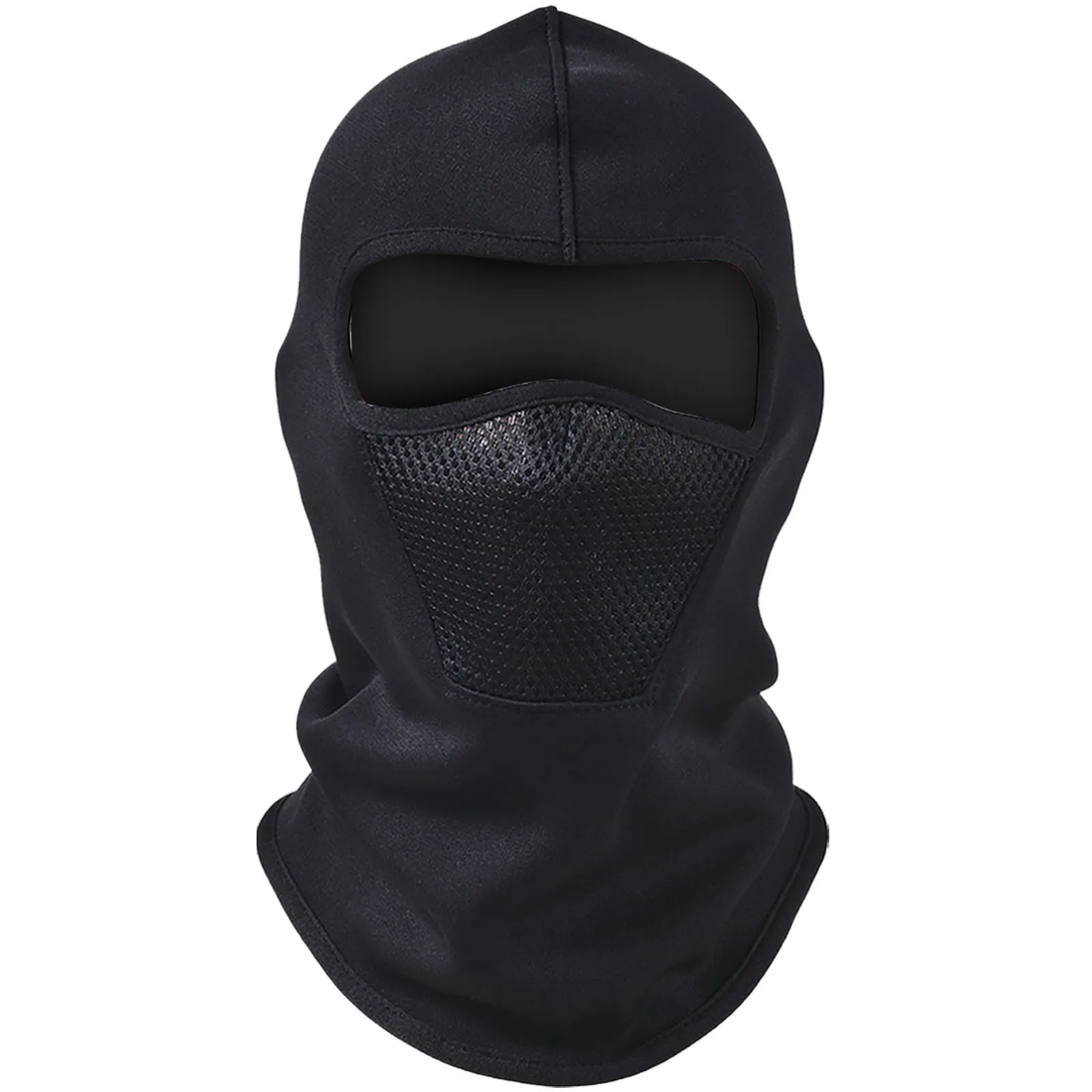 Winter Outdoor Riding Plus Velvet Warm Breathable Cold Temperature Constant Temperature Ski Face Protection Hood Pad