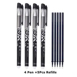 Erasable Gel Pen Set with Refills - Cute and Washable Writing Stationery (0.5mm Bullet tip)