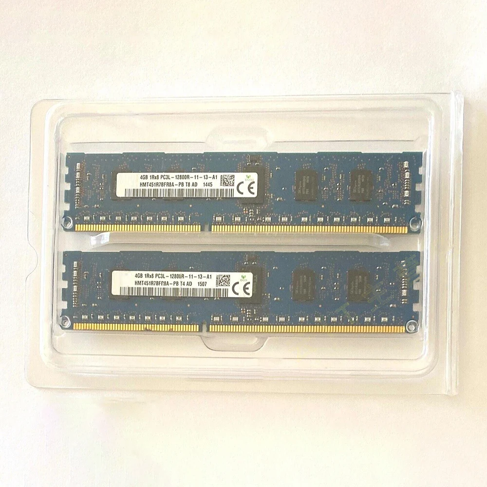 SKhynix 서버 메모리 HMT451R7BFR8A-PB, 4GB PC3L 12800R 1Rx8 ECC, 1 개