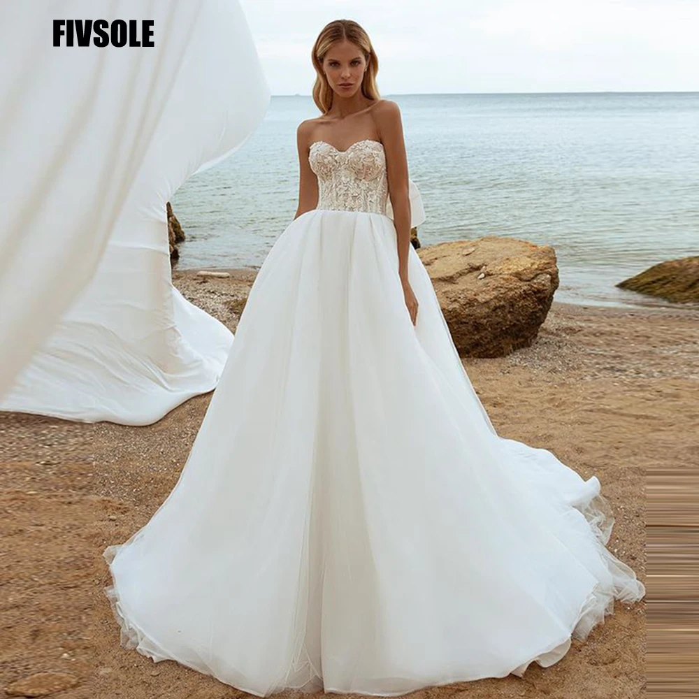 

Женское свадебное платье Fivsole, элегантное бальное платье из фатина, свадебное платье, 2022