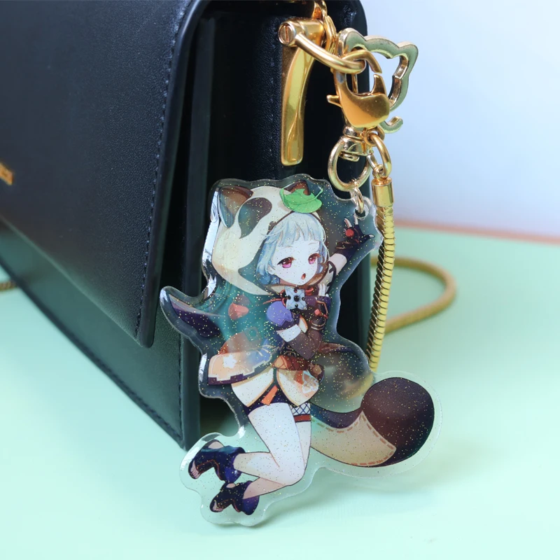 Key Chains Custom Keychains Cartoon Llavero Key Chain Photo Customized Anime Charms Hologram Clear Acrylic Personalized Designer Keychains