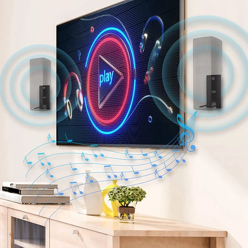 4X стальные черные настенные кронштейны для замены для Omnijewel Lifestyle 650 и объемных динамиков 700 (art.: 3920c41cb0bcb) - 3920c41cb0bcb