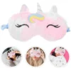 Plush Eye Mask Cover for Sleeping Comfortable Adorable Breathable Kid Practical Unicorn Shade Shadow 3