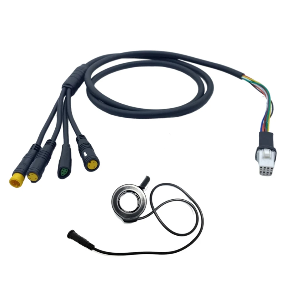 

_ Кабель 1T4 для Bafang M400 G330 G510 M620, моторный кабель CanUart для электровелосипеда с совместимостью 130x дроссельной заслонки