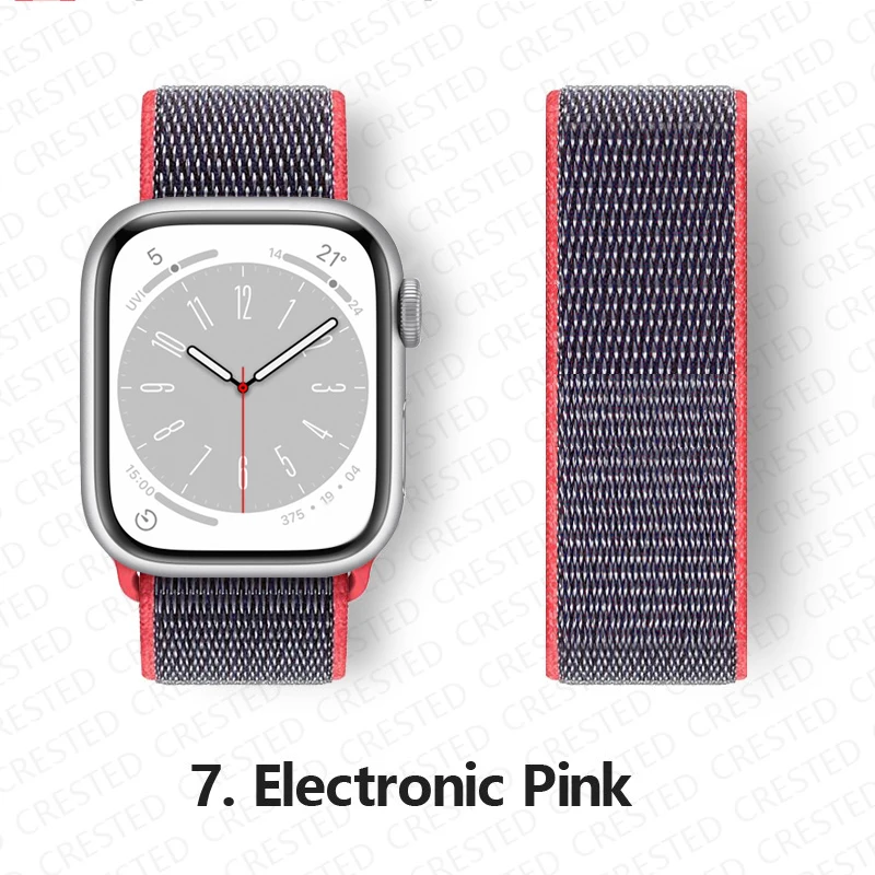 Premium Nylon Sport Strap for Smartwatch - Breathable and Adjustable Bracelet Band