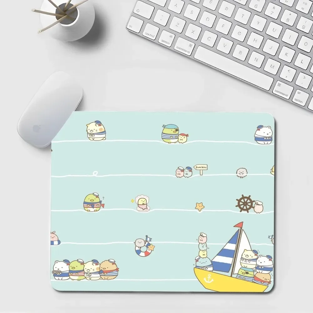 일본 S-Sumikkogurashi 귀여운 타이드 작은 두꺼운 마우스 패드, 게임용 키보드, 테이블 매트, 사무용품, 방 장식, 사무실 책상