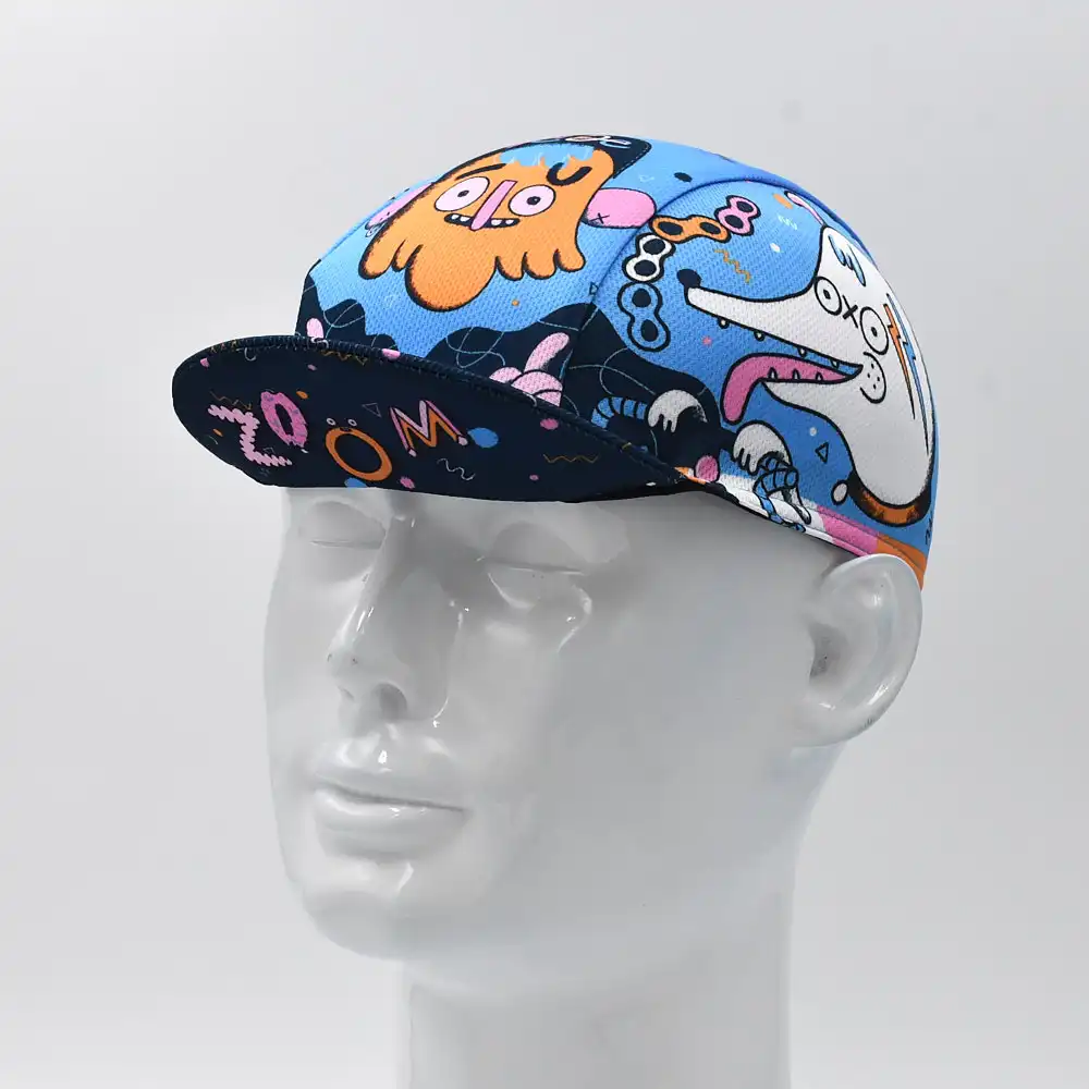 Classic Cycling Cap Bike Hats Breathable Bicycle Quick Dry Cap Free Size Hat Elastic for Men Women Outdoor Riding Accessories 2